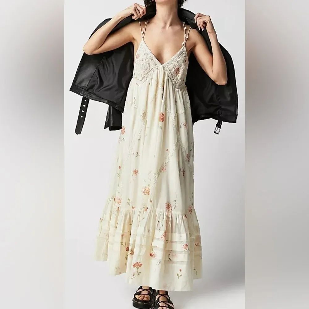 New Free People X Bali Woodland Maxi Dress Size XS